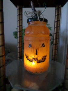 Glass Jar Pumpkin