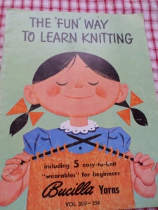 fun way to learn knitting booklet 1950s