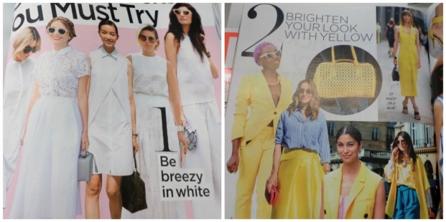 White and Yellow Inspiration for Refashion