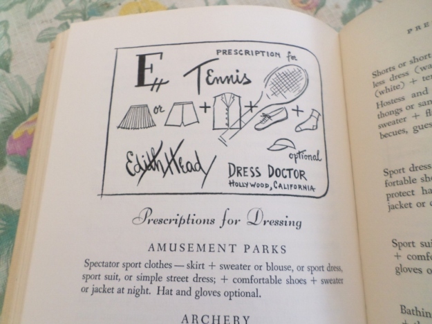 Prescriptions for Dressing drawing by Edith Head